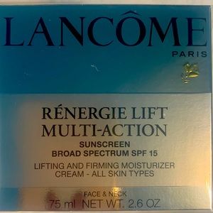 Lancome Rénergie Lift Multi-Action Day Cream SPF 15 2.6 oz. NIB, expiring 9/2022